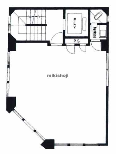 神田錦町・一ツ橋の上田錦町ビル 平面1