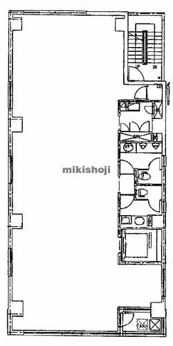 西新橋の新橋中央ビル 平面1