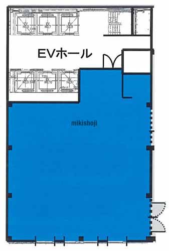 新川の東京ダイヤビルディング３号館別館 平面1
