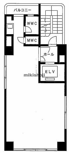 神田紺屋町・神田富山町・神田東松下町のリプロ神田ビル 平面1