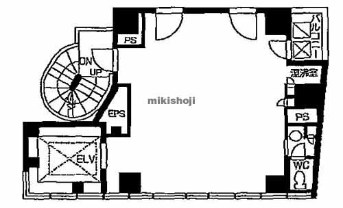 市谷田町・市谷本村町のｅｉｓｕビル市ヶ谷 平面1