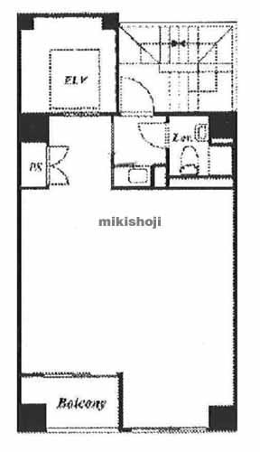 銀座の銀商ビル 平面1