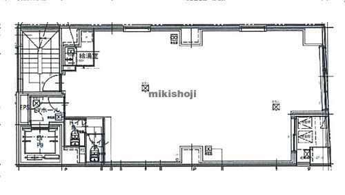 入船・新富のプラザ銀座新富ビル 平面1