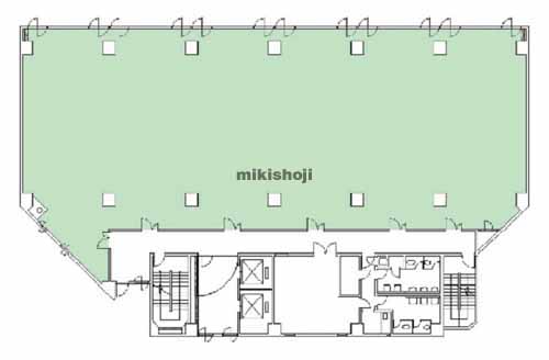 町田市の日本生命町田ビル 平面1