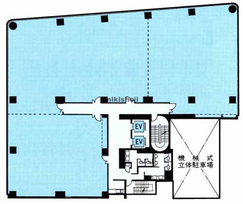 中央区の大樹生命千葉中央ビル 平面1