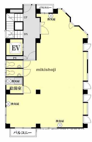 八王子市の塩澤ビル 平面1