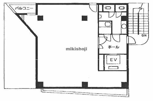 町田市の渋谷第一ビル 平面1