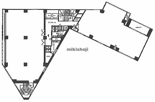 中央区の常盤ビル 平面1