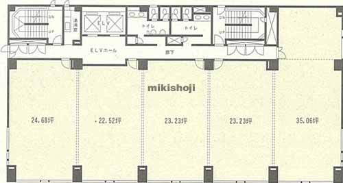 中央区の大宗センタービルヂング 平面1