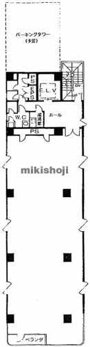 宇都宮市の早川第３ビル 平面1