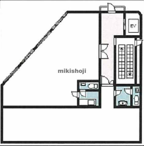 高崎市の明石屋ビル 平面1