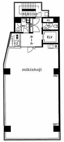 中央区の日企栄町ビルディング 平面1