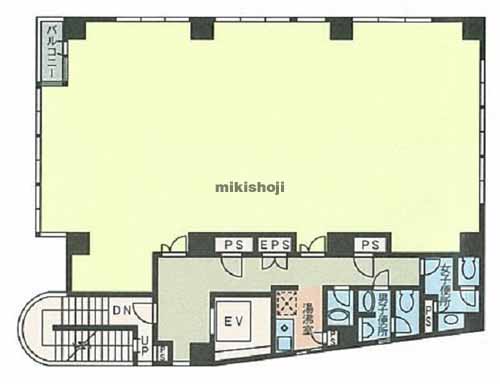 中央区のＬＫパークビル 平面1
