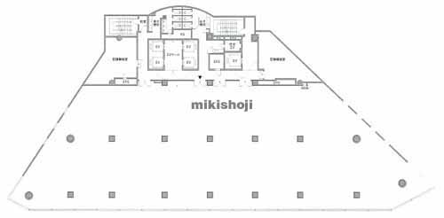 立川市のファーレイーストビル 平面1
