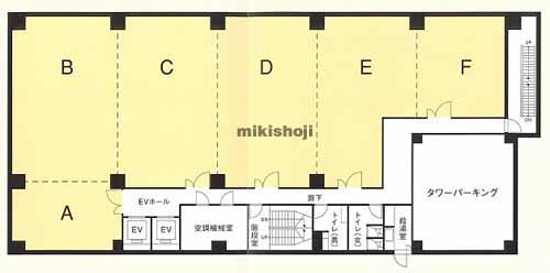 新潟市の東大通野村ビル 平面1