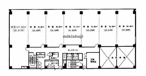 新潟市のリアライズ万代橋ビル 平面1