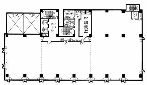 新潟市の新潟第一生命ビルディング 平面1