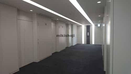 中原区のフロンティア武蔵小杉Ｎ棟 エレベーターホール2