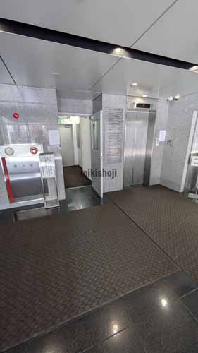 名駅・那古野の星光桜通ビル エレベーターホール1