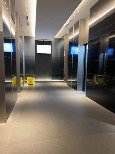 那古野・名駅の名古屋プライムセントラルタワー エレベーターホール1