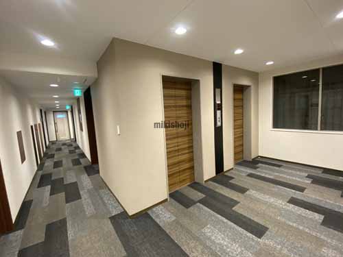 南森町周辺の梅田辰巳ビル エレベーターホール2