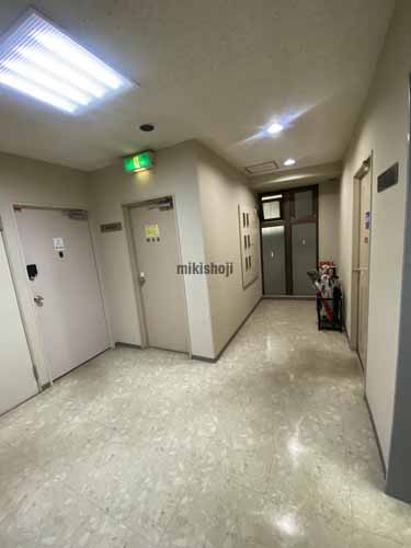 北浜～淡路町の大阪松田ビル エレベーターホール2