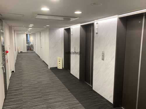 赤坂・大名・舞鶴の西鉄赤坂ビル エレベーターホール1
