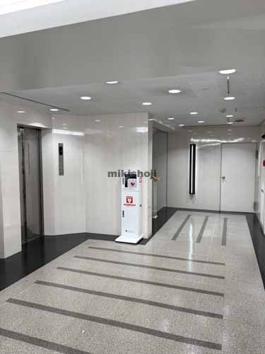 新橋の２東洋海事ビル エレベーターホール1